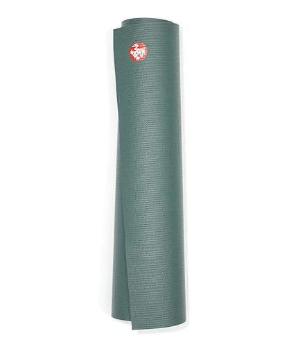 Manduka PROlite Yoga Mat 4.7mm | Lifetime Durability | Hygienic Construction | Teacher Approved - color: Black Sage, size: 71" x 24"