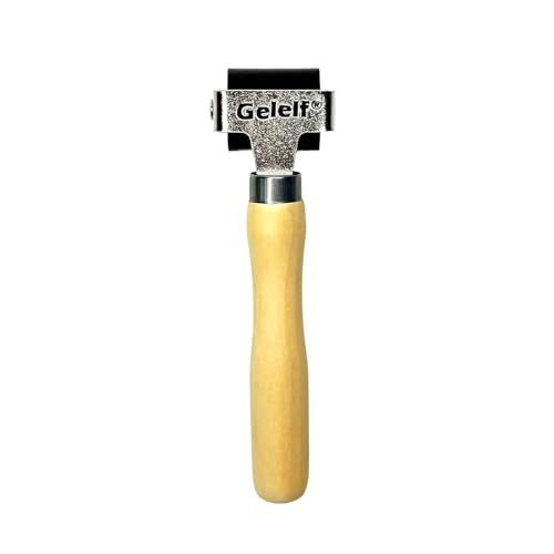 GELELF Smooth Peeling Brayer Roller - Wood Hand Roller Rollers Ink Roller Tape Roller for Gluing Taping Gel Printing Inking Block Printmaking Stamping Scrapbooks (#3: 1.5 Inch (3.5CM)) - color: #3: 1.5 Inch (3.5CM)