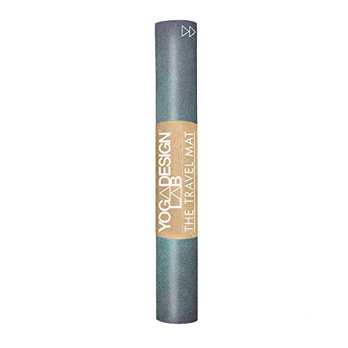 YOGA DESIGN LAB | The Combo Yoga Mat | Eco Luxury | Ideal for Hot Yoga, Power, Bikram, Ashtanga, Sweat | Studio Quality | Includes Carrying Strap! - color: Aegean Green, size: 1.5mm