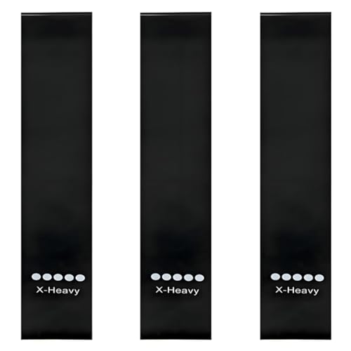 Ring Resistance Bands, X-Heavy Heavy Duty Total Body Fitness Exercise Bands - color: Black