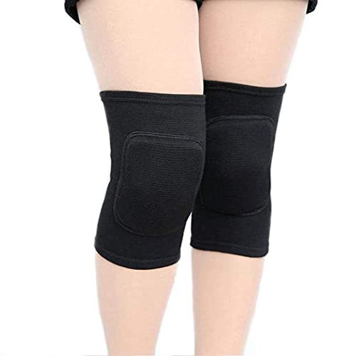 Volleyball Knee Pads for Dancers, Soft Breathable Knee Pads for Men Women Kids Knees Protective, Knee Brace for Volleyball Football Dance Yoga Tennis Running Cycling Workout Climbing - color: Black, size: Large