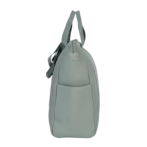 Jessica Simpson Countryside Travel Tote with Zipper Shoulder Carry On Work Bag for Women - color: Chinois Green