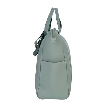 Jessica Simpson Countryside Travel Tote with Zipper Shoulder Carry On Work Bag for Women - color: Chinois Green