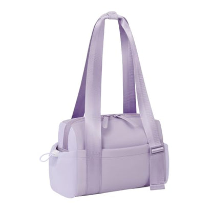 Mini Gym Bag for Women Girls Small Gym Tote Bag with Wet Compartment Waterproof Travel Duffle Bag Cute Workout Sport Bag - color: Purple-12in