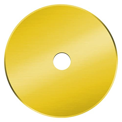 60mm Rotary Cutter Blades 5-Pack Titanium Replacement Blades Fits Fiskars, OLFA,Martelli,Dremel,Truecut,DAFA for Quilting Scrapbooking Sewing Arts & Crafts Sharp and Durable Cutter Blade for Fabric - color: Titanium Plating (60mm 5pcs)