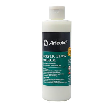 Artecho Pouring Effects Medium 8oz / 236ml | Acrylic Medium, For Acrylic Paint - size: 8 Fl Oz (Pack of 1)