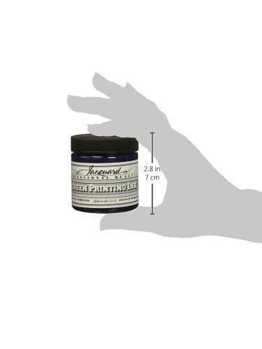 Jacquard Professional Screen Print Ink, Water-Soluable, 4oz Jar, Violet (108)