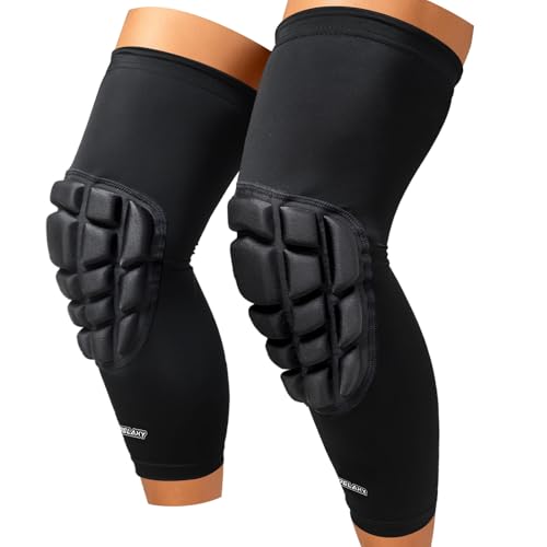 Frelaxy Wrestling Knee Pads, Padded Compression Sleeves for Men Women - size: Small