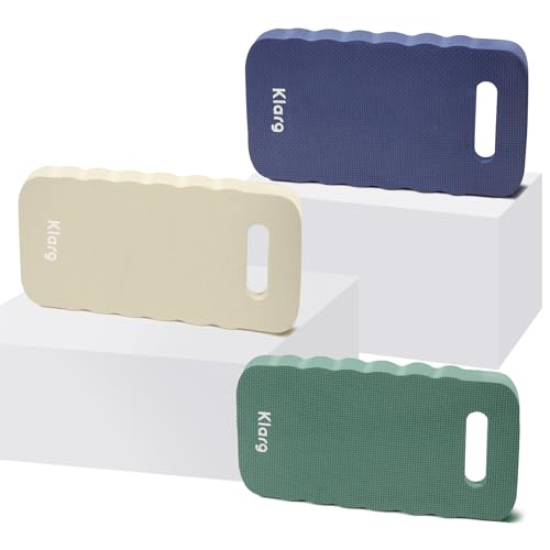 New Upgrade Garden Kneeling Pad 3 PCS, Extra Wider to 9 Inches, Thick Foam Kneeling Pad, Waterproof Knee Mat for Gardening, Cleaning, Yoga, and Auto Repair.16.5" x 9" x 0.8"