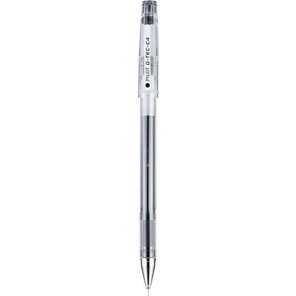 PILOT G-Tec-C Gel Ink Pens, Ultra Fine Point (0.4mm), Black Ink, 12-Pack - color: Black Ink, size: 1 Count (Pack of 1), style: Ultra Fine Point