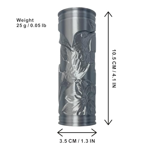 Pottery Clay Hummingbird Texture Roller | Polymer Molding Art Hand Rollers Tools,Embossing Pattern Rolling Pins for DIY Crafts Making,4.1 Inches,1 Piece - color: Hummingbird