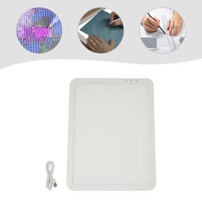A3 LED Light Box for Tracing & Drawing, Adjustable Green Light Pad, Essential Tool for Artists, Tattoo Designers, and Craft Projects