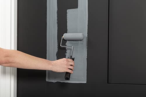 Rust-Oleum 369387 Advanced Dry Door & Trim Paint, Quart, Satin Alpine Gray - color: Satin Alpine Gray