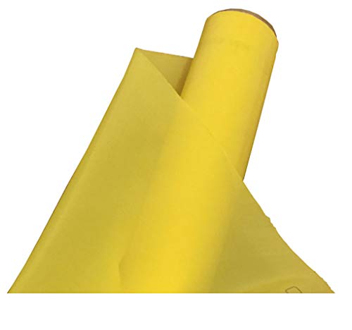 YLZ Screen Printing Mesh Polyester Silk Screen Fabric Cloth-230Mesh/90T 65Inch x 118Inch Yellow - size: 65" x 118"
