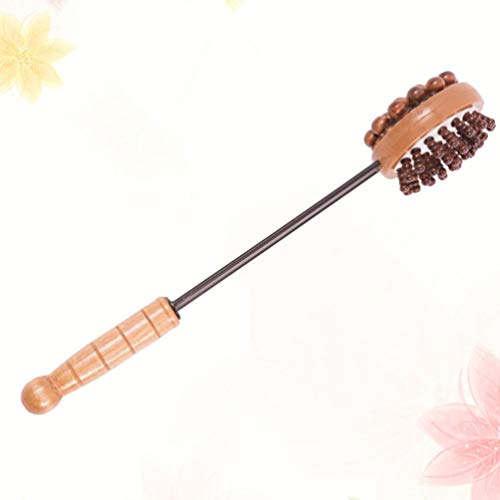 SUPVOX Portable Elastic Massage Hammer Roller with Salient Brush Surface for Home Use Back Neck Shoulder Muscle Relief Tool to Promote Blood Circulation and Relieve Fatigue