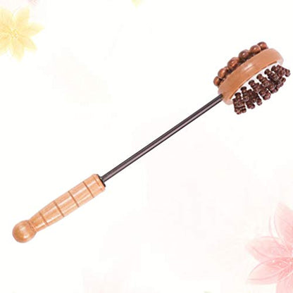 SUPVOX Portable Elastic Massage Hammer Roller with Salient Brush Surface for Home Use Back Neck Shoulder Muscle Relief Tool to Promote Blood Circulation and Relieve Fatigue
