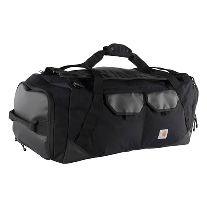 Carhartt Heavy Haul Utility Duffel Bag's, Water-Resistant Packable Bag for Jobsite, Gym, and Travel - color: Black, style: 75l