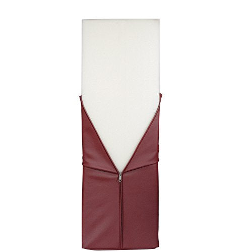 Master Massage 9" Half Round Bolster - Burgundy - color: Burgundy