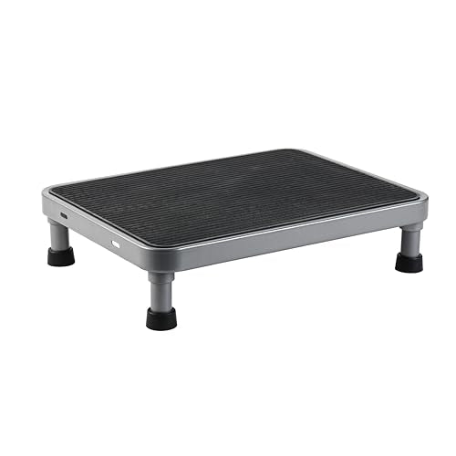 4.1" Low Step Stool, 500 lbs Heavy Duty One Step Stool for Adults | Non-Slip Rubber Platform with Carry Handle, Stable Stepping Stool for Adults, Seniors, SUV, Bed and Home Use, 17"x13"