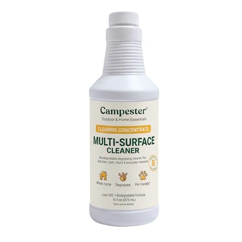 Multi-Surface Cleaner Concentrate — Non-Toxic, Plant-Based All-Purpose Cleaner & Degreaser — 16 oz Makes 8 Gallons for Kitchen, Bathroom, Floors, Tile & Appliances