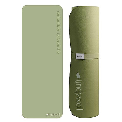 Lindywell Grata Mat Aloe Green and Shoulder Strap Bundle