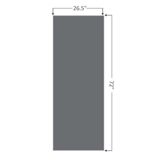 Eunzel Hot Yoga Mat Towel, Ultra-Absorbent Microfiber 72" x 26.5" | Ultra Absorbent Microfiber, Soft Touch Fabric, Quick Dry, Hot Yoga & Pilates, Machine Washable - color: Z-gray (2 Pack )
