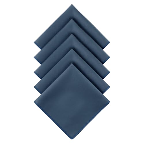 HOULIFE Sweat Absorbing Handkerchief for Men, Microfiber Quick-Dry Towels | Rags for Gym Sport Workout, Sweat Towel for Hand, Absorbency, Comfortable - color: Navy Blue