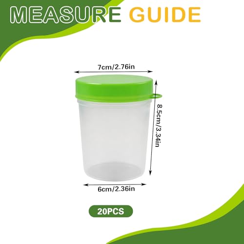 16 PCS No Spill Paint Cups with Lids 4 Colors, Arts and Crafts Supplies for Classrooms, Ultimate Paint Containers with Flat Lid - color: Flat Lid