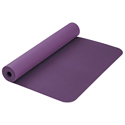 AIREX Calyana Premium Exercise Mat Fitness for Yoga, Physical Therapy, Rehabilitation, Balance & Stability Exercises, Pilates, Aerobics - color: Purple