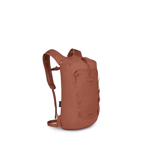 Osprey Daylite Cinch Backpack - Lightweight Travel Bag for Hikes, Festivals, and Everyda, Porcelain Orange - color: Porcelain Orange