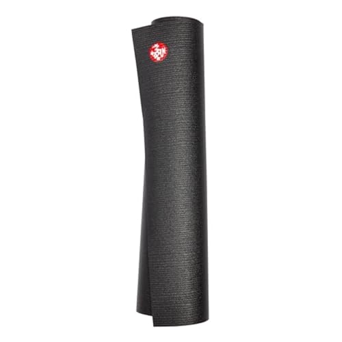 Manduka PROlite Yoga Mat 4.7mm | Lifetime Durability | Hygienic Construction | Teacher Approved - color: Black, size: 71" x 24"