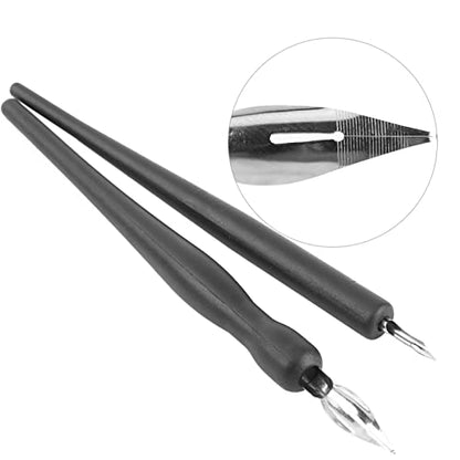 Dip Pen Pens for Drawing with 2 Manga Nib Holder and 5 Dip Nibs | Cartoon Comic Dip Pen Set, Drawing Comic Pen Nib With Drawing Eraser