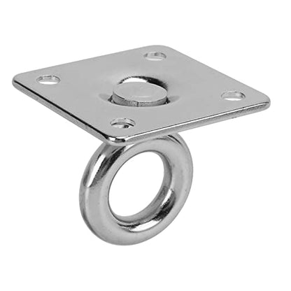 Hammock Chair Hanging Kit, Stainless Steel Swing Ceiling Mount Set, Hanging Kit for Yoga Hammock Sandbag, 250kg/551lb Load Capacity with 4 Screws, Rotating Door Buckle M8