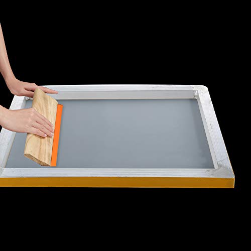 Caydo 2 Piece 10 x 14 Inch Aluminum Silk Screen Printing Frames with 110 White Mesh for Screen Printing - style: 110 Mesh