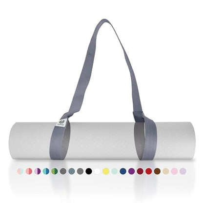 Tumaz Yoga Mat Strap Adjustable Carrier for All Yoga Mats, 2 Sizes - color: 12. Gray, size: 85 IN