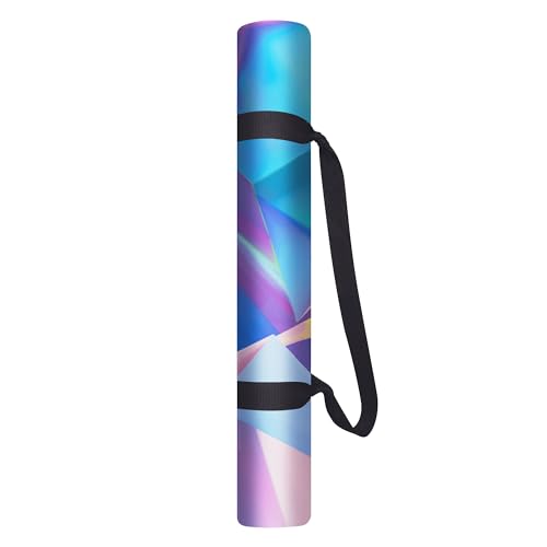 YOGA DESIGN LAB | The Combo Yoga Mat | 2-in-1 Mat+Towel | Eco Luxury | Ideal for Hot Yoga, Power, Bikram, Ashtanga, Sweat | Studio Quality | Includes Carrying Strap! - color: Crystal, size: 3.5 mm