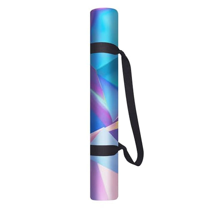 YOGA DESIGN LAB | The Combo Yoga Mat | 2-in-1 Mat+Towel | Eco Luxury | Ideal for Hot Yoga, Power, Bikram, Ashtanga, Sweat | Studio Quality | Includes Carrying Strap! - color: Crystal, size: 3.5 mm