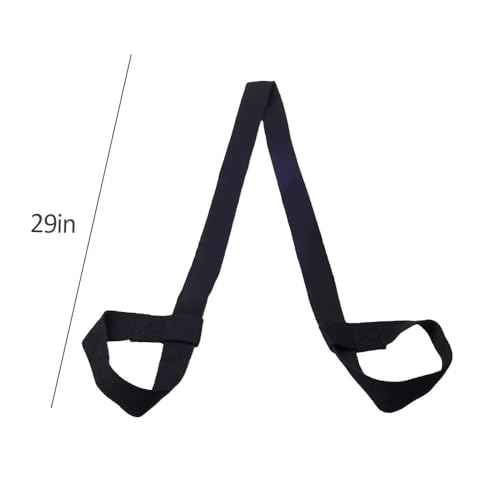 Yoga Mat Carrier with Adjustable Thick Straps， Holds Large Mats, Can Be Used as Stretching Band, Black - color: Pink