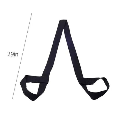 Yoga Mat Carrier with Adjustable Thick Straps， Holds Large Mats, Can Be Used as Stretching Band, Black - color: Pink