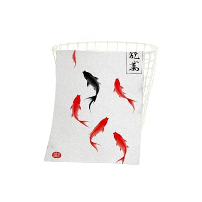 Fish Classic Chinese Carp Pond Beach Towel Nature Ink Artistic Face Towels Suit Travel Sports Pool Swimming Bath Camping Spa Gym Yoga,15x30 Inch - color: Fish Classic Chinese Carp Pond