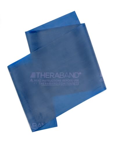 THERABAND Resistance Bands - color: Blue, size: 1 Box of 30, style: Level 4 / Extra Heavy