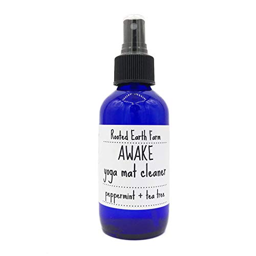 Awake Yoga Mat Cleanser - 4 fl oz - Peppermint and Tea Tree - Pilates Mist - Room and Body Spray
