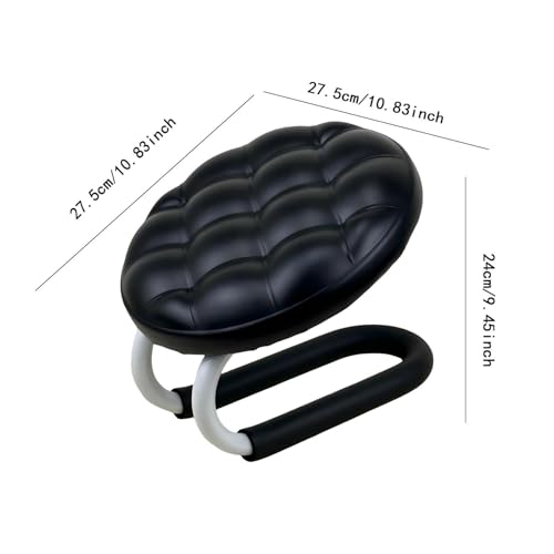 Kneeling Meditation Stool, Prayer Bench Gift Portable Kneeling Bench, Lightweight Meditation Bench Seat for Studio, Praying, Black - color: Black（round)