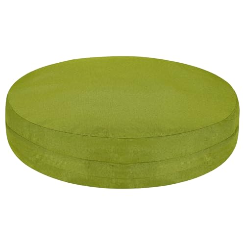 uxcell Round Floor Pillow 19.7" Floor Cushion Cover Pillow Protector - color: Green, size: 19.7" x 19.7" (Pack of 1)
