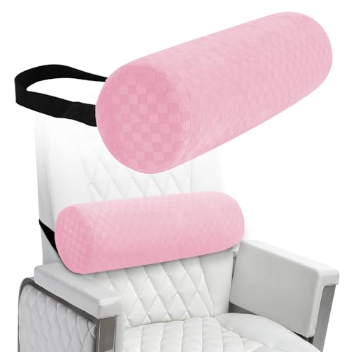 Coeyese Lumbar Roll Pillow for Lower Back Support, Light Pink, 15 * 4.3'' - color: Light Pink, size: Long-15*4.3''