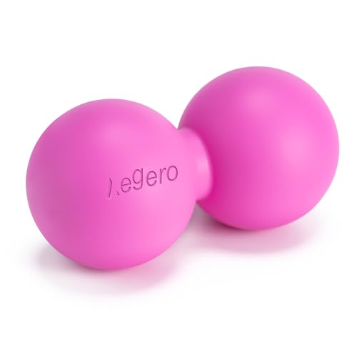 Aegero Peanut Massage Ball-Double Lacrosse Massage Ball (Pink Firm Ball) - color: Pink