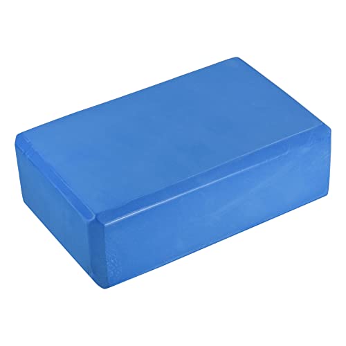 uxcell Yoga Block-Light Weight High-Density EVA Foam Brick for Beginners, Yogis, Pilates, Meditation - color: Blue