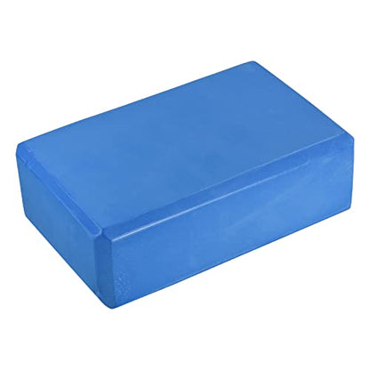 uxcell Yoga Block-Light Weight High-Density EVA Foam Brick for Beginners, Yogis, Pilates, Meditation - color: Blue