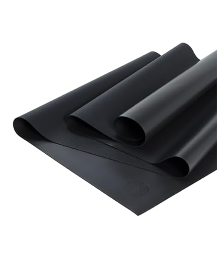 Manduka GRP Adapt Travel Yoga Mat 71" - 1.5mm | Foldable & Travel friendly | Ultimate Grip | Sweat ready for Any Style of Yoga | 71 x 24 x 1/16 inches - color: Carbon Black