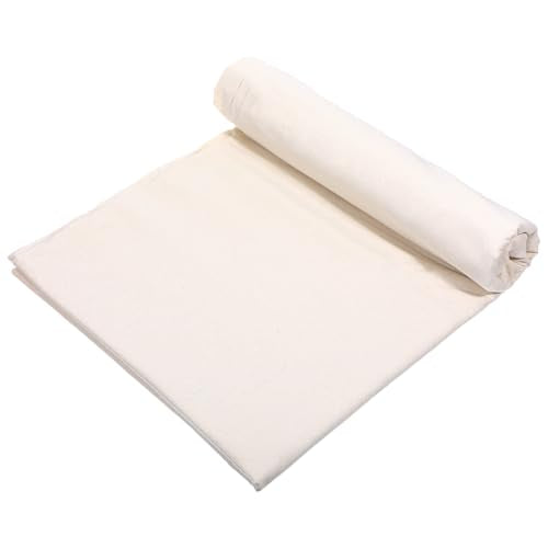 3 Yards 100% Cotton Canvas Fabric by The Yard, 63'' Wide (7oz) Natural Cotton Duck Canvas Fabric for Sewing Arts & Crafts, Backings, Covers